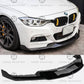 BMW F30 F31 M Sport Gloss Black Front Lip - MAD Style - view 3