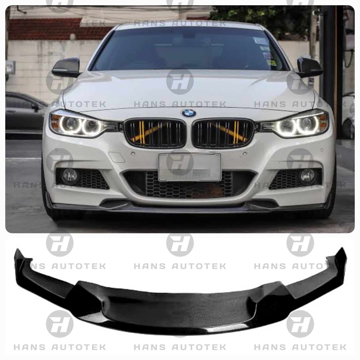 MAD Style Glossy Black Front Lip M Sport Bumper FOR BMW 3 Series F30 F31