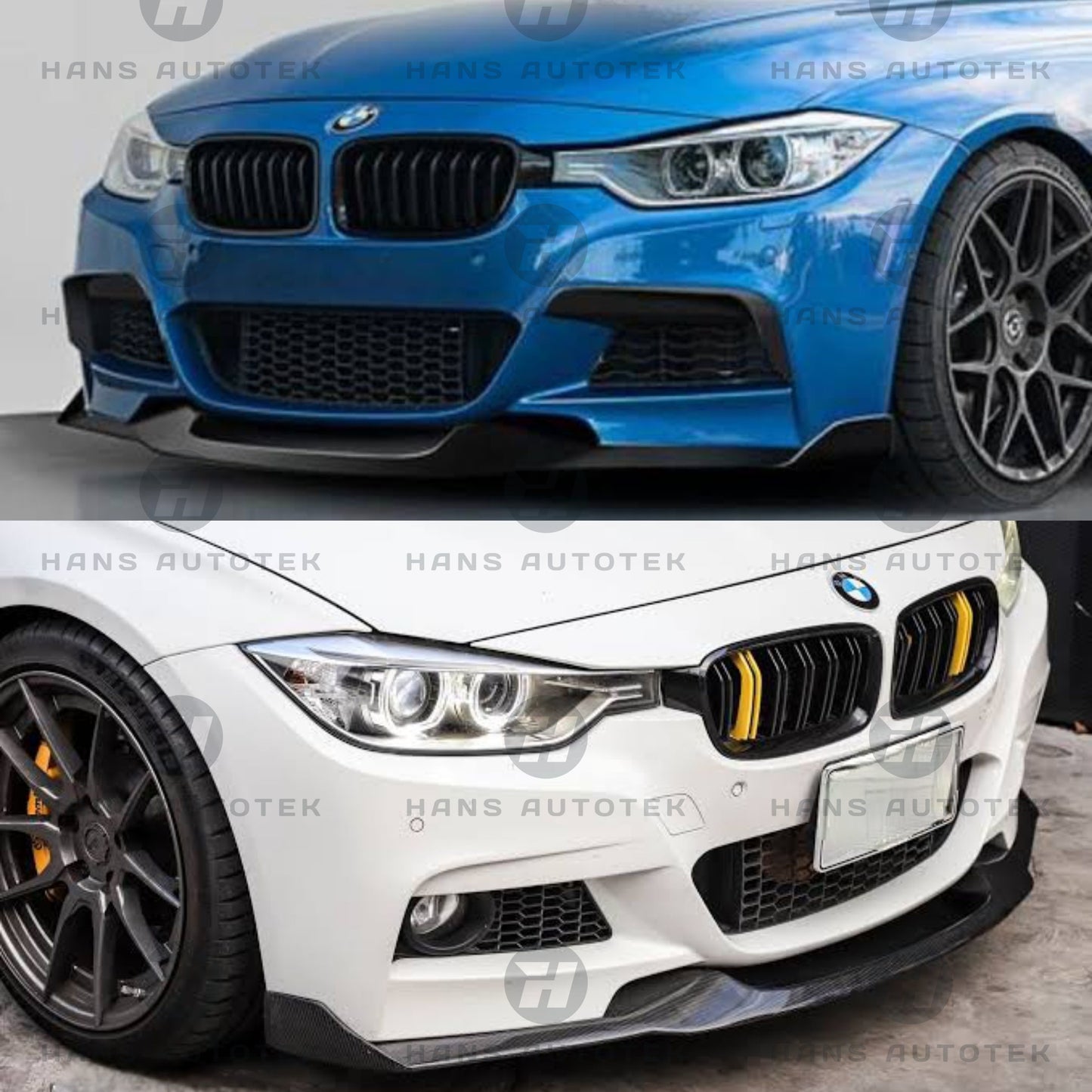 MAD Style Glossy Black Front Lip M Sport Bumper FOR BMW 3 Series F30 F31