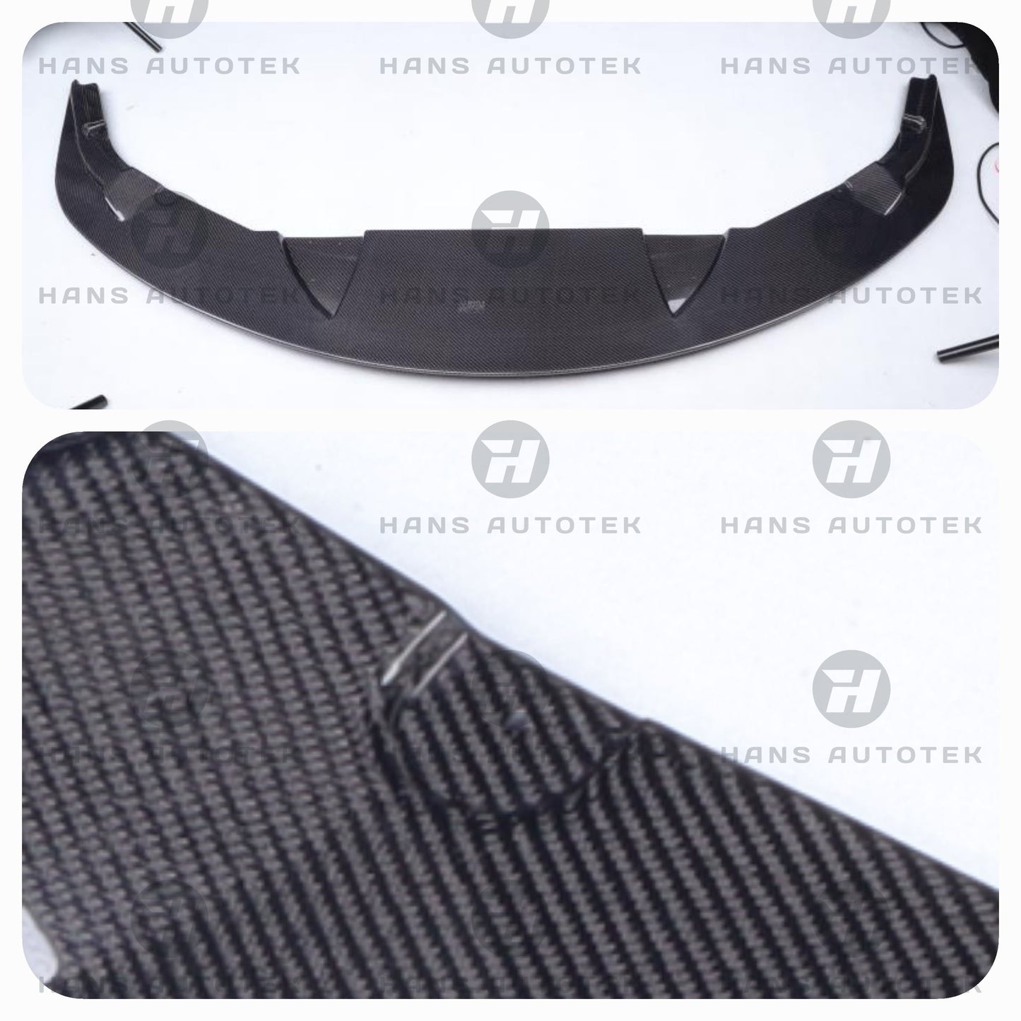 REAL CARBON FIBER A STYLE FRONT LIP FOR TOYOTA SUPRA MK5 A90 GR GTS 2019-UP