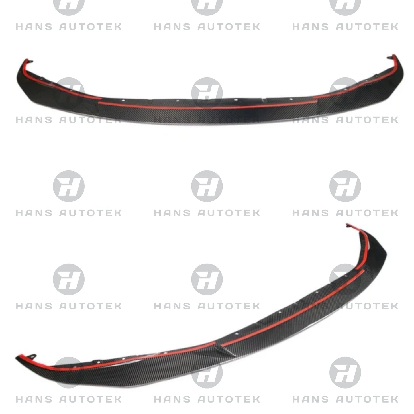 R Style Real Carbon Fiber Front Lip FOR BMW M3 M4 G80 G82 G83 ( 2020 - Up )