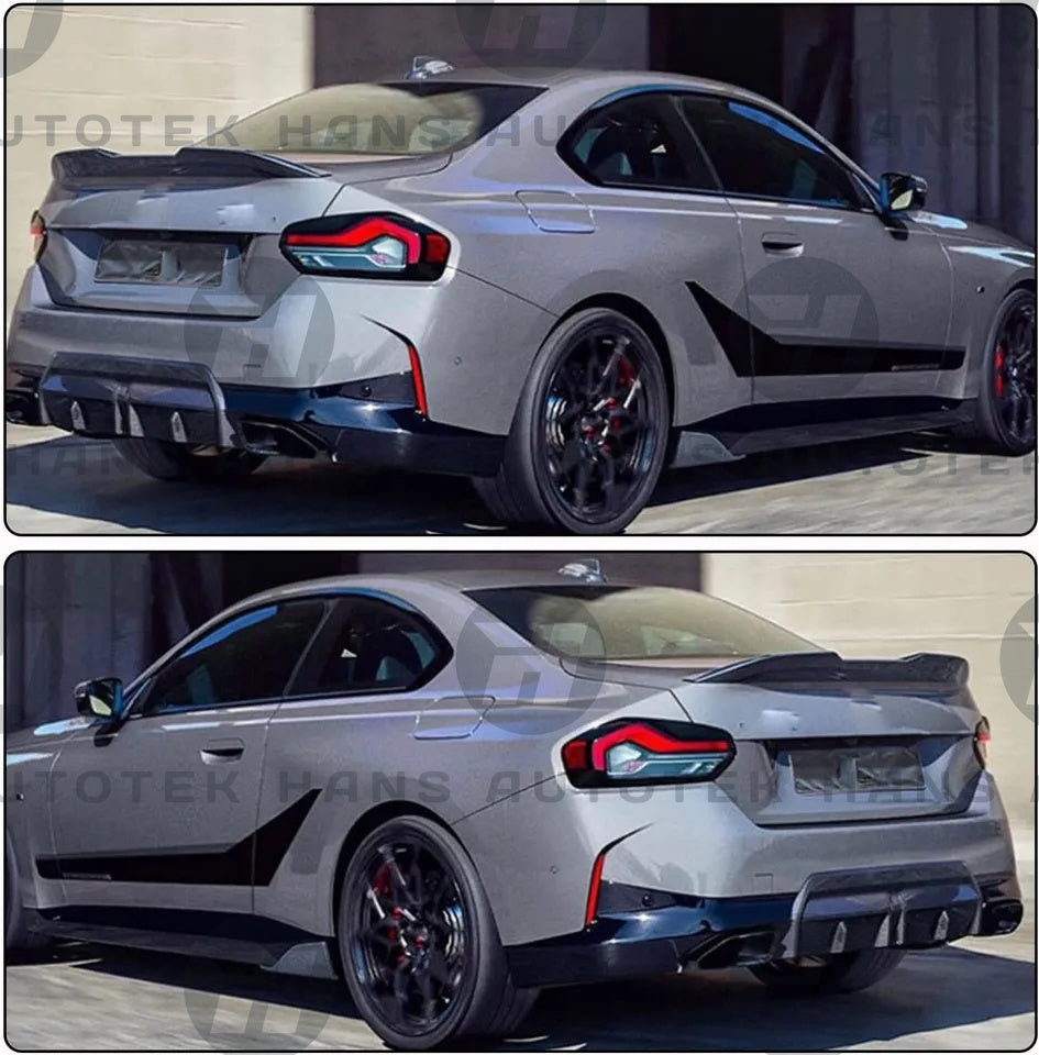 M-PERORMANCE STYLE GLOSS BLACK REAR TRUNK SPOILER FOR BMW M2 G87 & 2 SERIES G42