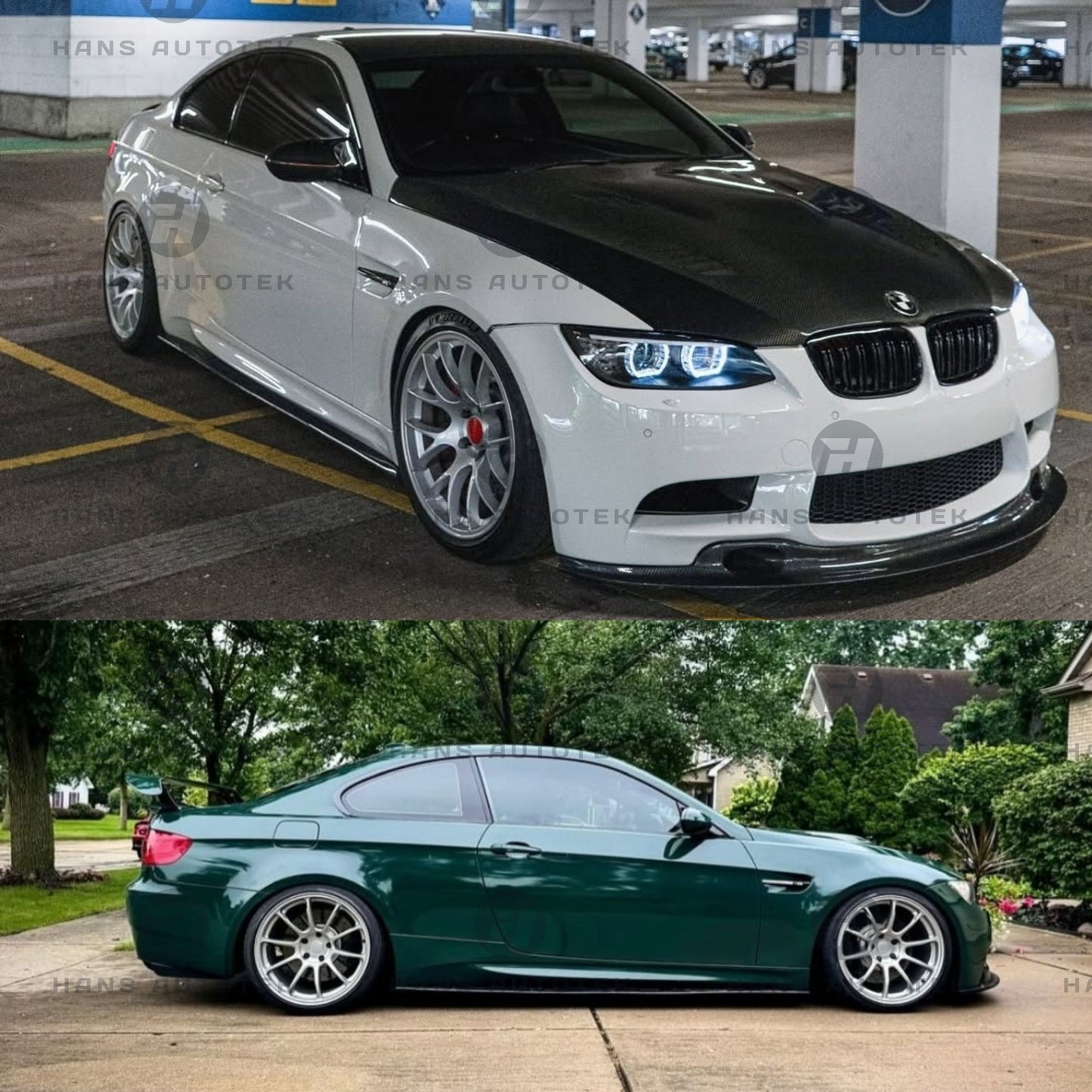 MPerformance STYLE REAL CARBON FIBER SIDE SKIRT SPLITTER FOR BMW M3 E92 E93