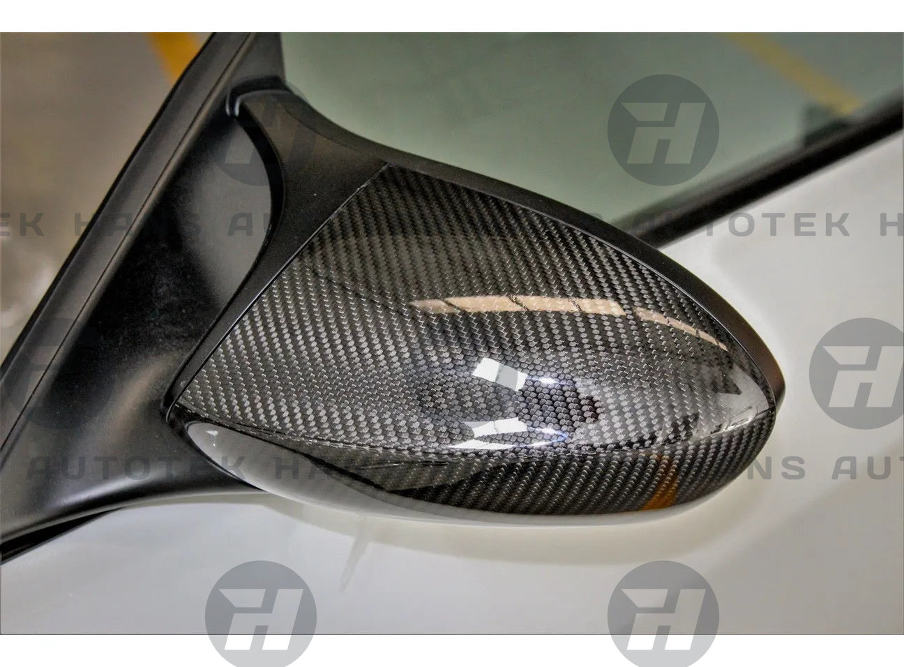 FULL DRY CARBON FIBER MIRROR REPLACEMENT CAPS for BMW M3 E92 E90 E93 1M COUPE