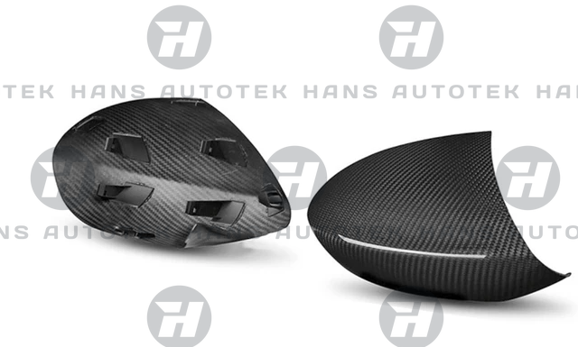 FULL DRY CARBON FIBER MIRROR REPLACEMENT CAPS for BMW M3 E92 E90 E93 1M COUPE