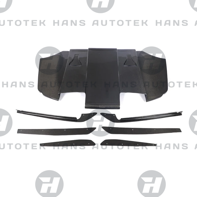 Varis Style Real Carbon Fiber Rear Under-Tray Diffuser for BMW E92 E93 M3