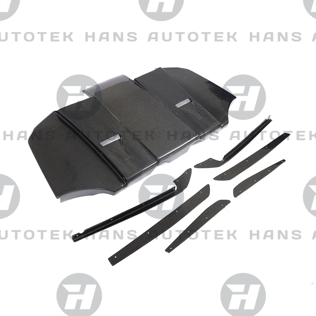 Varis Style Real Carbon Fiber Rear Under-Tray Diffuser for BMW E92 E93 M3