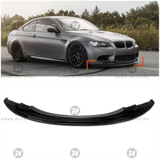 GTS STYLE GLOSS BLACK FRONT LIP SPLITTER FOR BMW M3 E92 E93 E90
