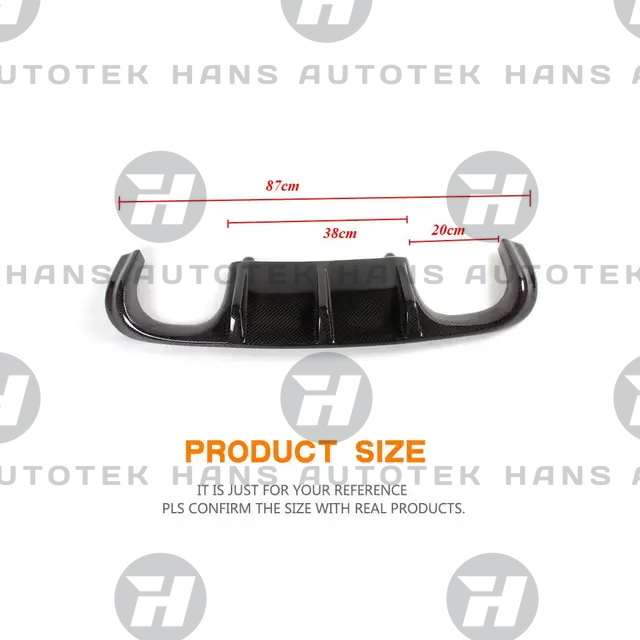 Real Carbon Fiber Rear Diffuser V1 style FOR BMW E92 E93 M3 COUPE CONVERTIBLE