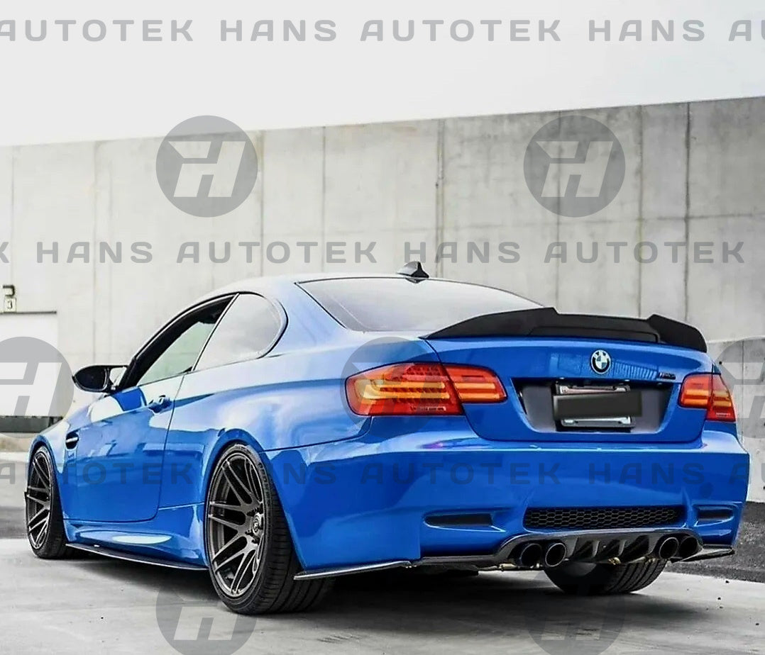 Gloss Black Rear Bumper Diffuser V-style FOR BMW E92 E93 M3 COUPE