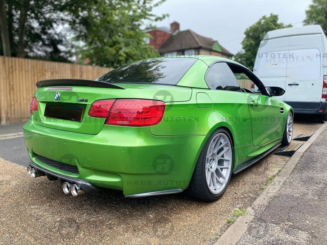 Full Carbon Fiber Rear Spoiler P style FOR BMW 3 Series Convertible E93 M3 335i 323 2D