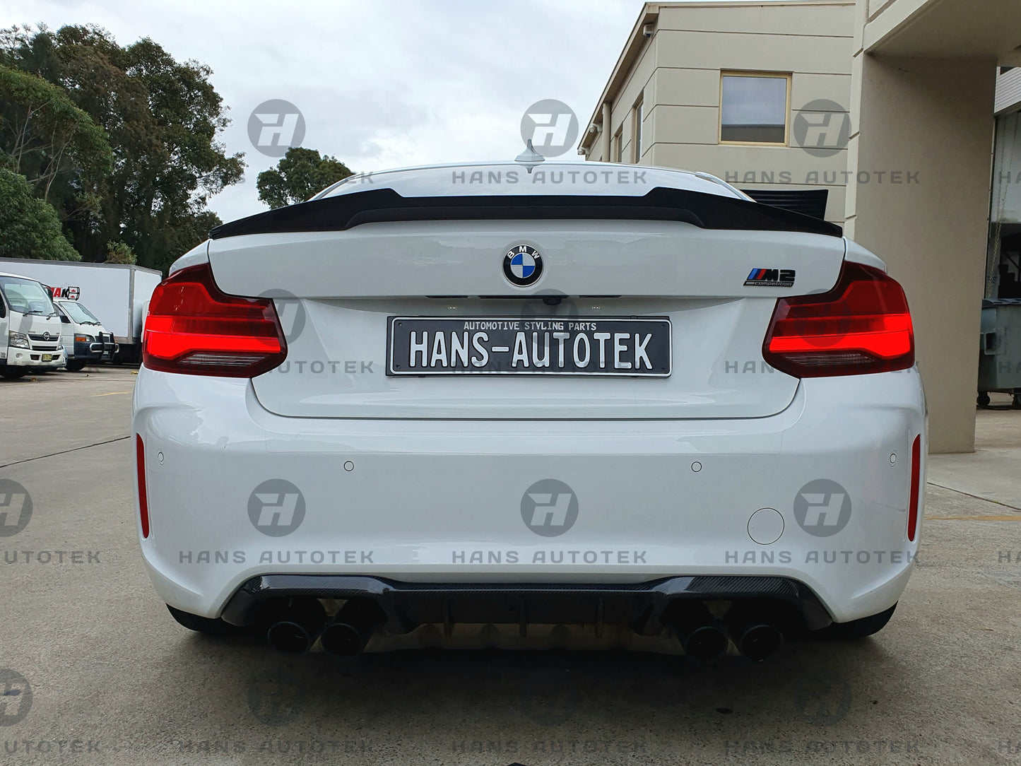 M4 STYLE FULL CARBON FIBER REAR SPOILER FOR BMW 2 Series F22& M2 F87 Competition