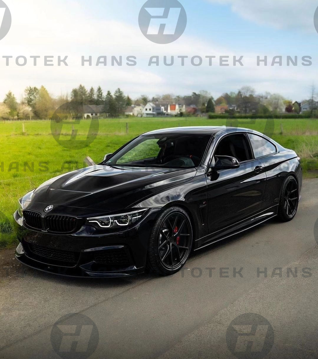 M-Performance Style Black Front lip FOR BMW 4 series F32 F33 F36 M-Sport