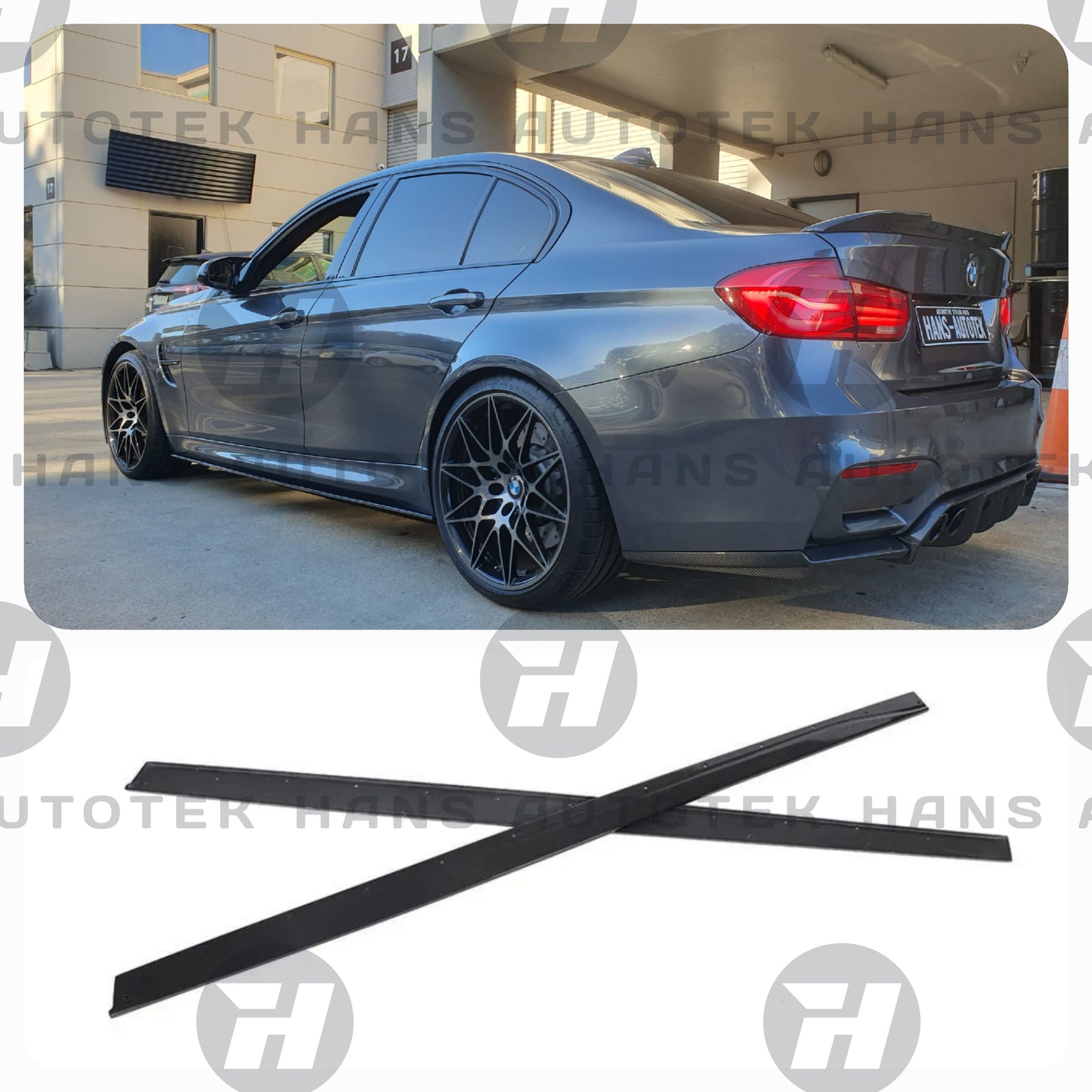 M-Performance Style Gloss Black Side Skirts Extension FOR BMW F80 F82 F83 M3 M4