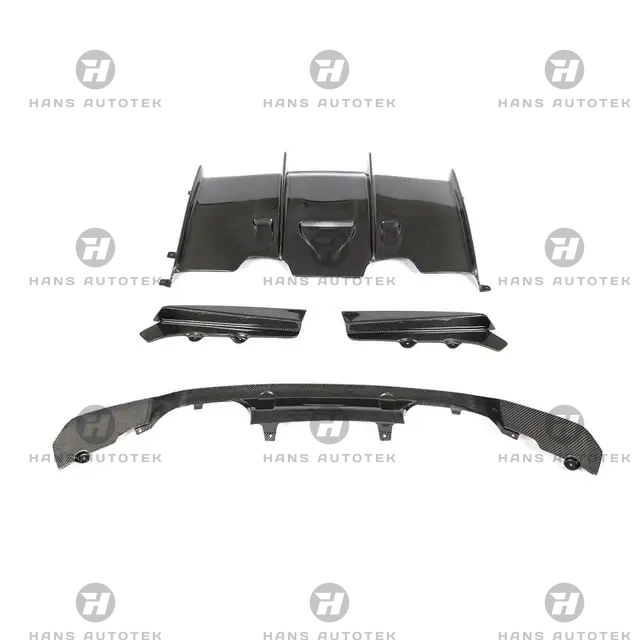 PSM Style Real Carbon Fiber Rear Diffuser FOR BMW M3 M4 F80 F82 F83
