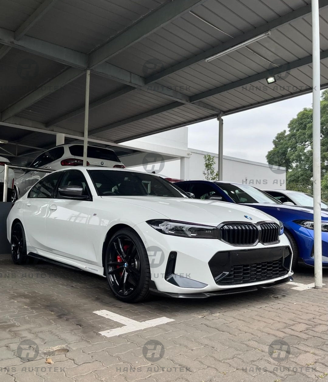 Gloss Black MP Style Grill FOR BMW 3 Series G20 G21 LCI Sedan Wagon MSport 2022+