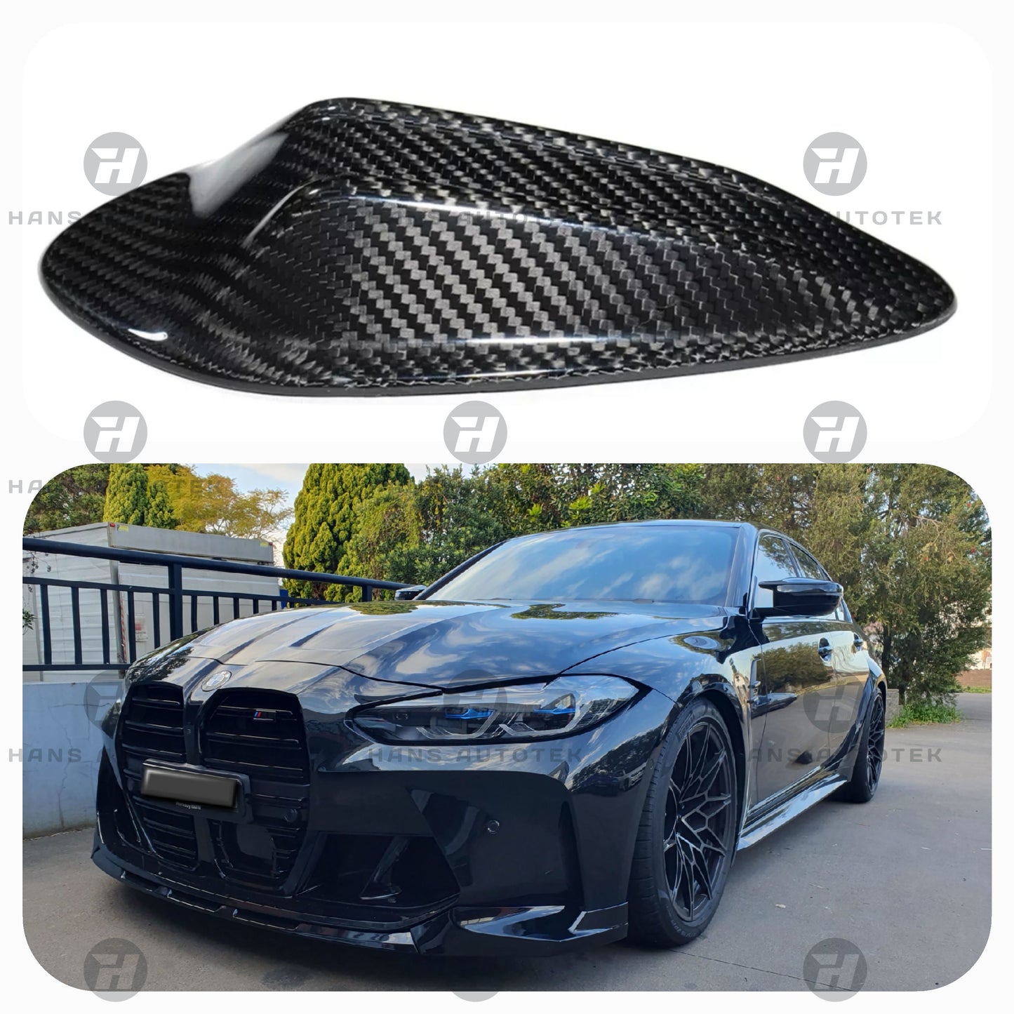 Carbon Fiber Antenal Cover Shark Fin FOR BMW M2 G87 & M3 M4 G80 G82 G83 ( 2022+)