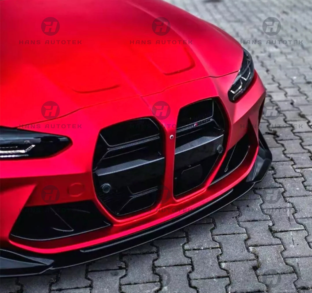 CSL Style Gloss Black Splitter Front Lip FOR BMW M3 M4 G80 G82 G83 ( 2020+ )