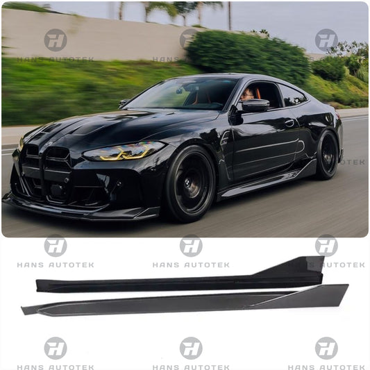 M-Performance Style Full Dry Carbon Fiber Side Skirts Replacement FOR BMW G82 G83 M4