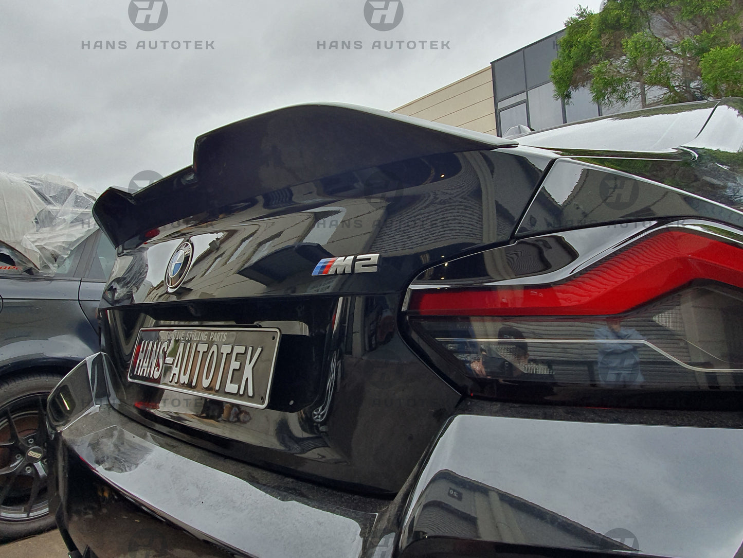 MP STYLE REAL CARBON FIBER REAR TRUNK SPOILER FOR BMW M2 G87 & 2 SERIES G42 COUPE