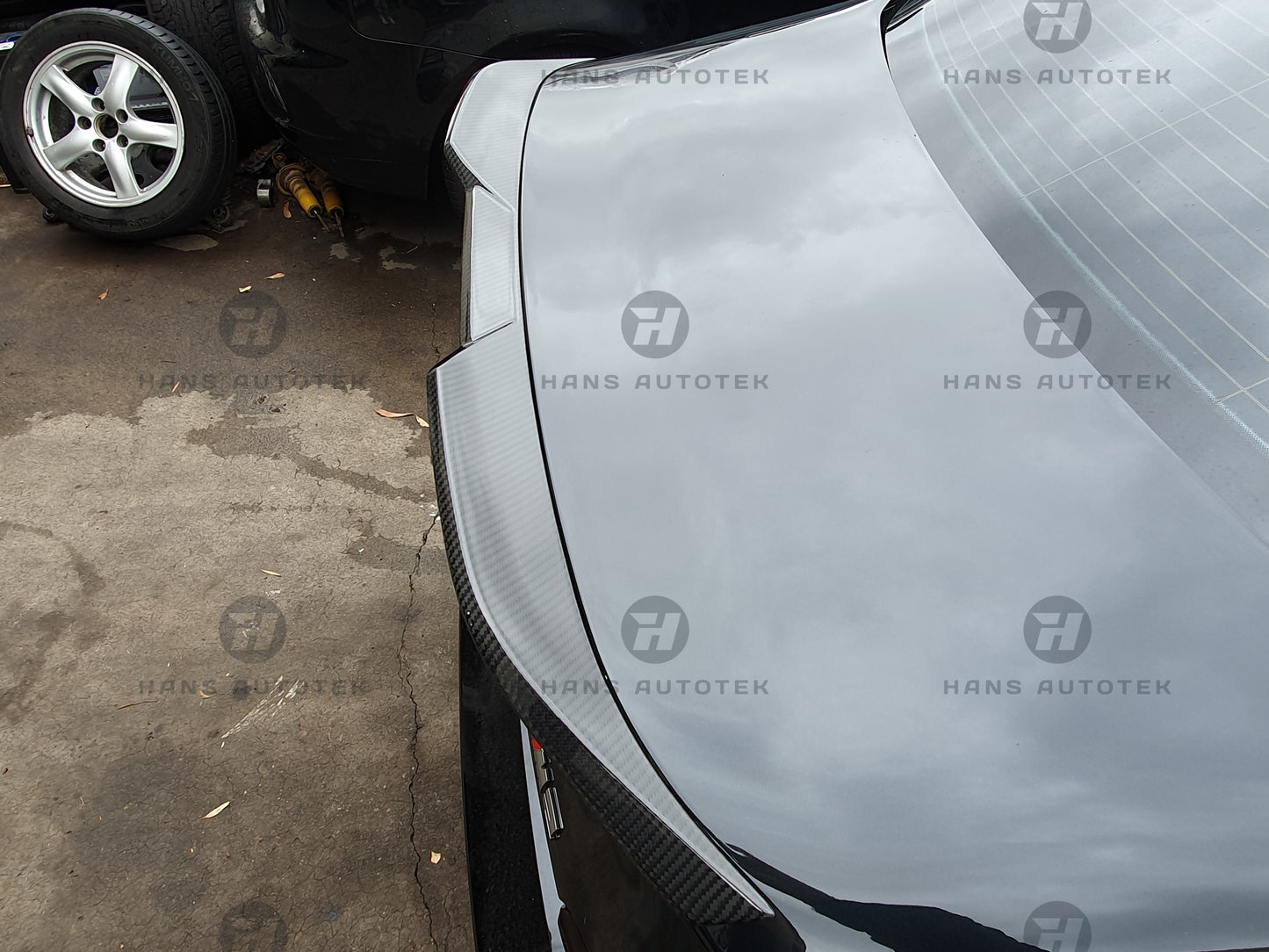 MP STYLE REAL CARBON FIBER REAR TRUNK SPOILER FOR BMW M2 G87 & 2 SERIES G42 COUPE