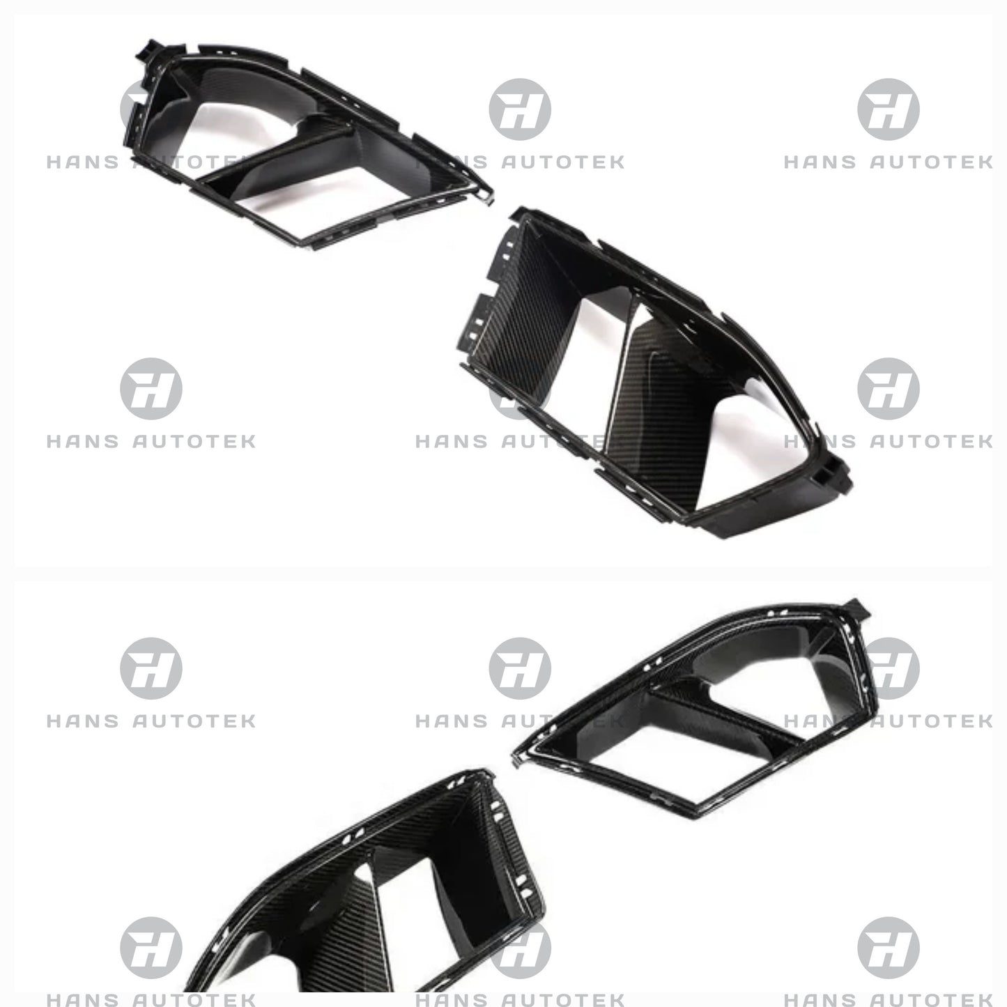 FULL DRY Carbon Fiber Front Air-Duct Trim Bumper FOR BMW M3 M4 G80 G82 G83