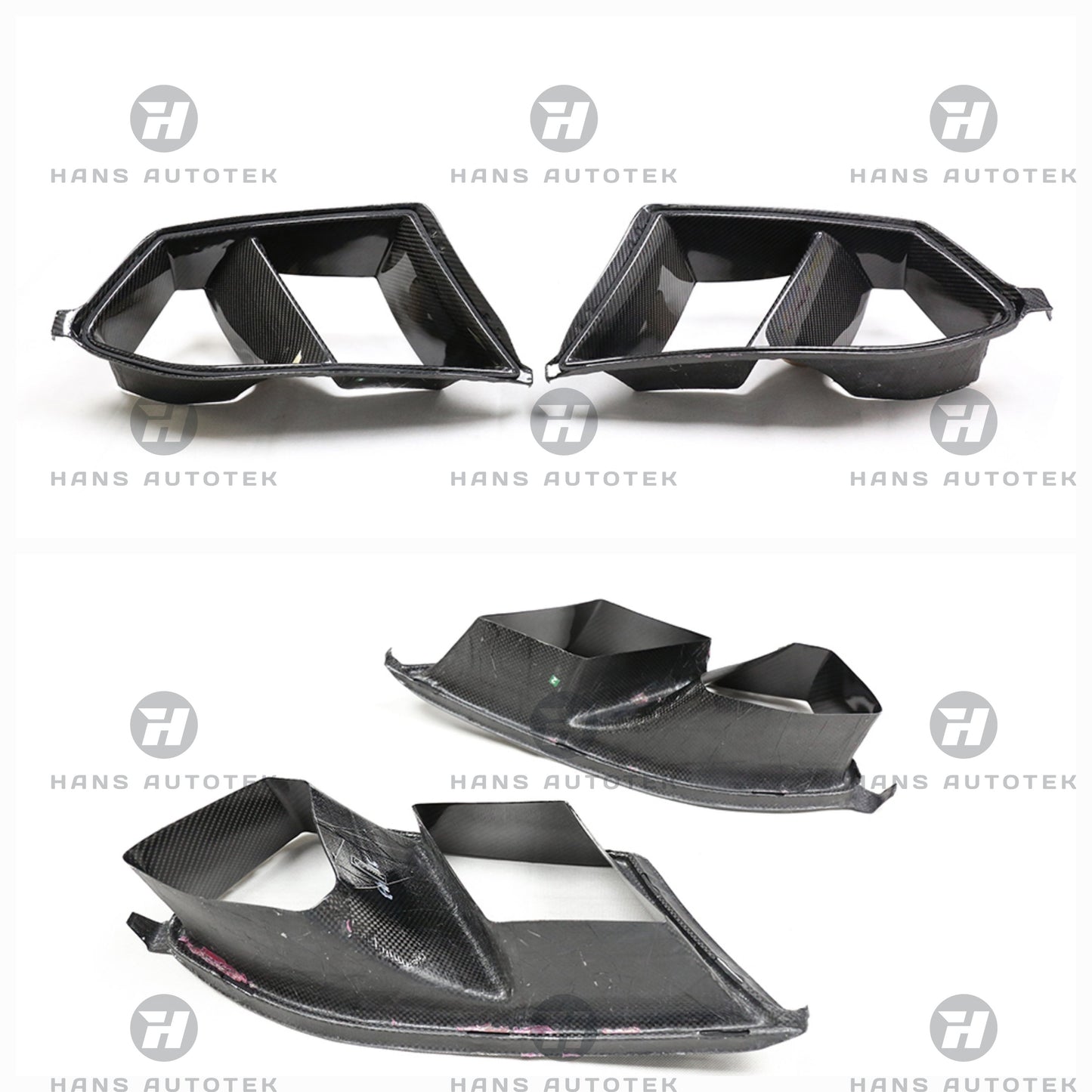 FULL DRY Carbon Fiber Front Air-Duct Trim Bumper FOR BMW M3 M4 G80 G82 G83