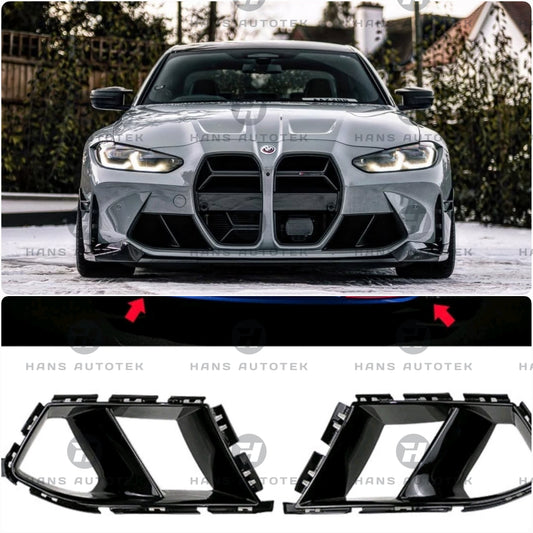 MP Style Gloss Black Air-Duct Front Bumper FOR BMW M3 M4 G80 G82 G83 ( 2021 + )