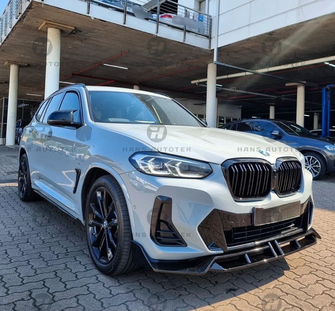 X3M X4M Style Front Bar Grille Grill Bumper for BMW X3 G01 LCI X4 G02 LCI ( 21-24 )