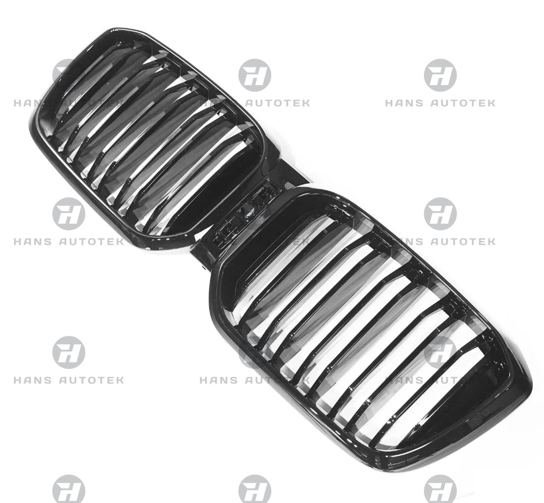 X3M X4M Style Front Bar Grille Grill Bumper for BMW X3 G01 LCI X4 G02 LCI ( 21-24 )