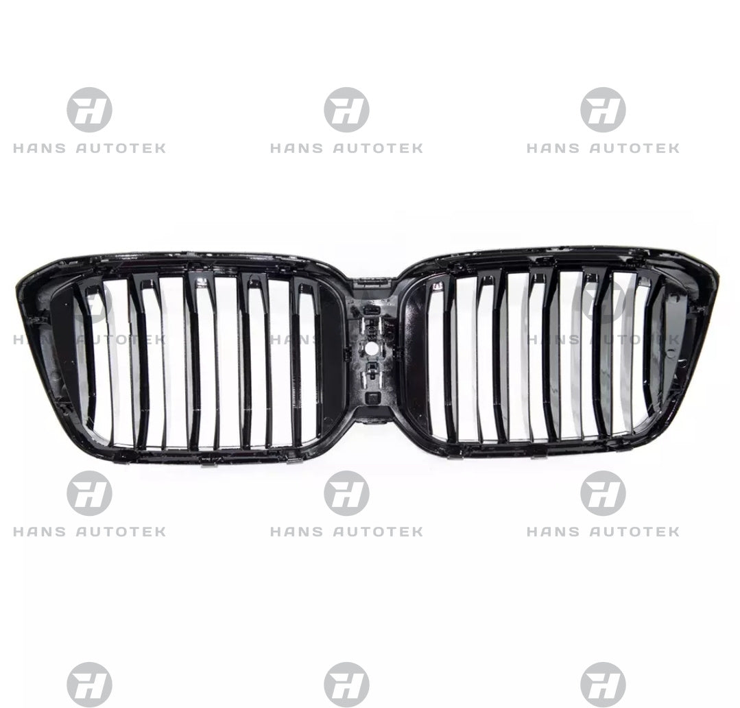 X3M X4M Style Front Bar Grille Grill Bumper for BMW X3 G01 LCI X4 G02 LCI ( 21-24 )