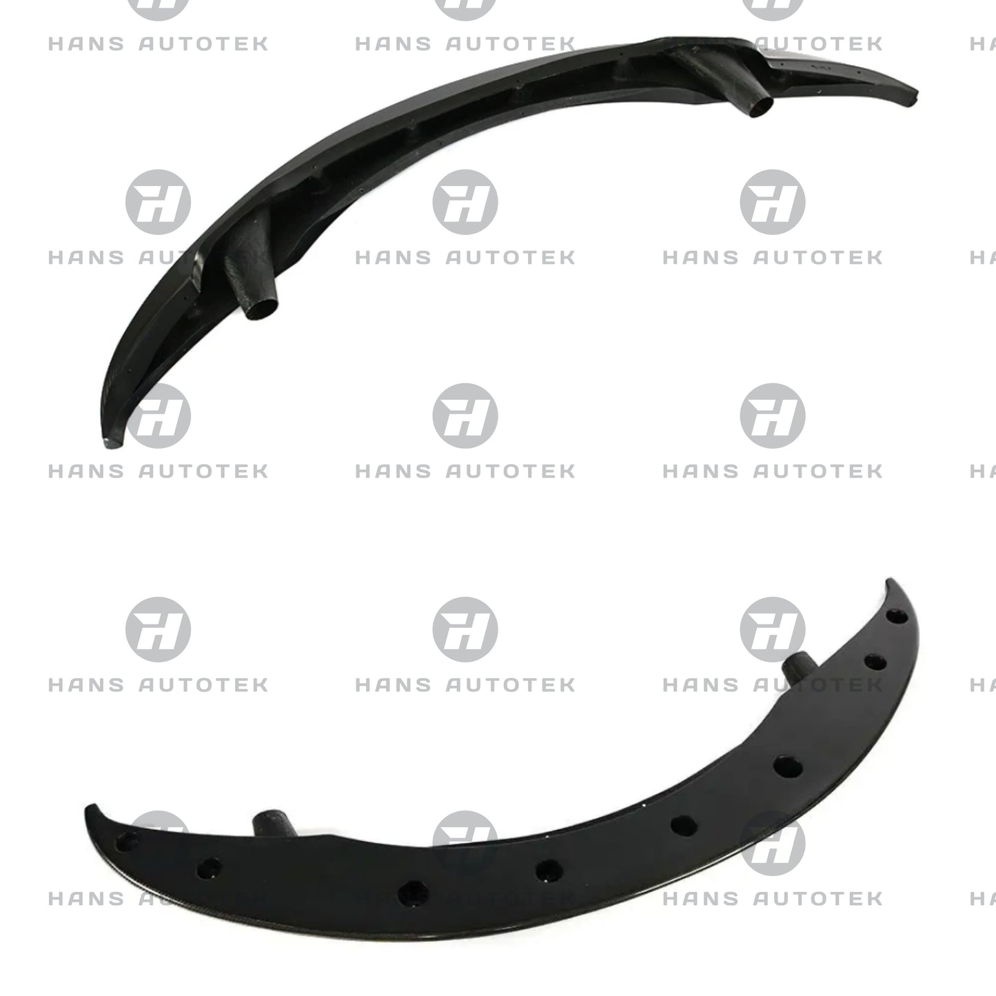 GT4 V2 GT STYLE REAL CARBON FIBER FRONT LIP SPLITTERS FOR BMW M3 E92 E93 E90