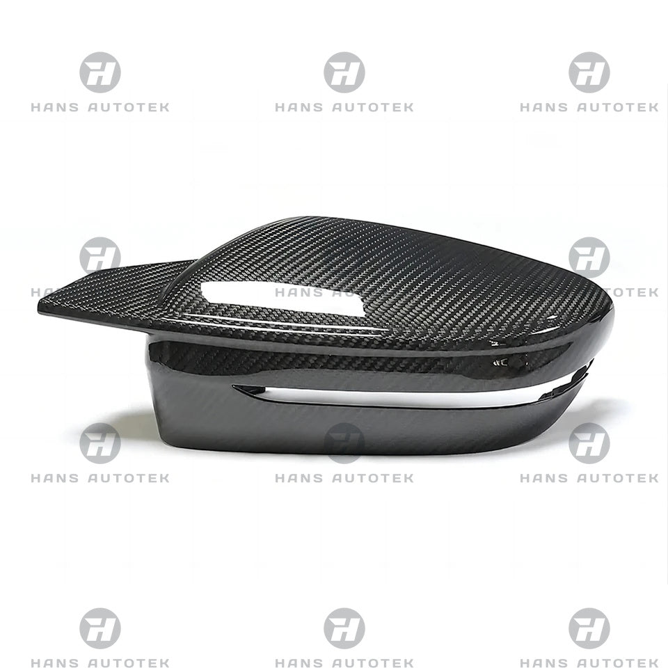 M4 Style Dry Carbon Fiber Mirrors CAP FOR BMW 3 SERIES G20 G21 4 SERI G22 (RHD )