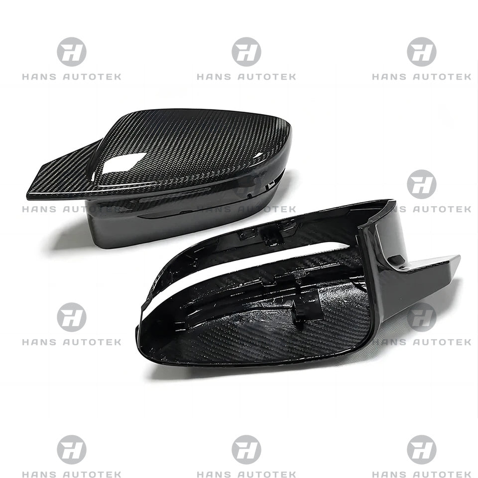 M4 Style Dry Carbon Fiber Mirrors CAP FOR BMW 3 SERIES G20 G21 4 SERI G22 (RHD )