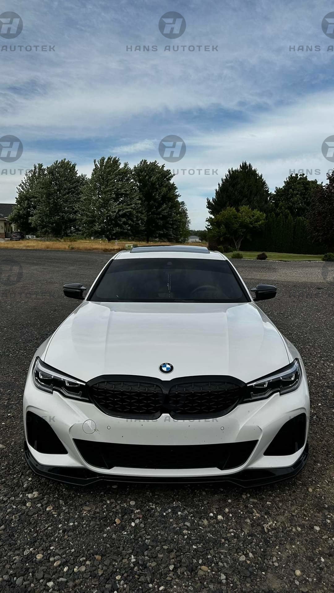 M4 Style Dry Carbon Fiber Mirrors CAP FOR BMW 3 SERIES G20 G21 4 SERI G22 (RHD )