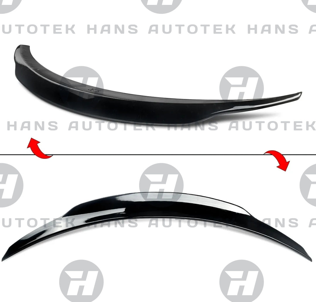 PSM Style Gloss Black Rear Spoiler for Mercedes Benz C Class Coupe C205 63S C43