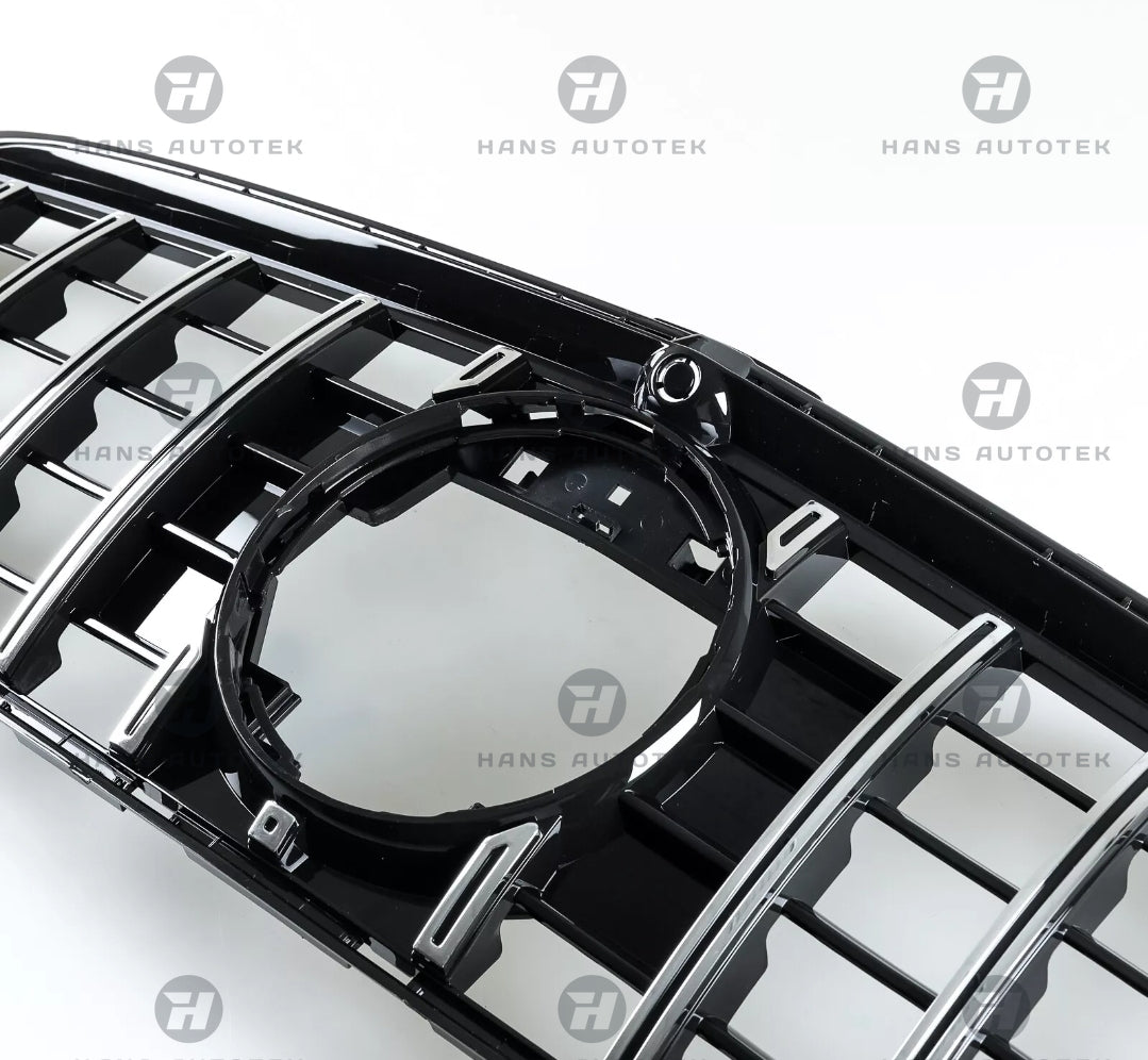 AMG GT Style Chrome Black Bumper Front Grill for Mercedes CLA W118 CLA35 (18-23)