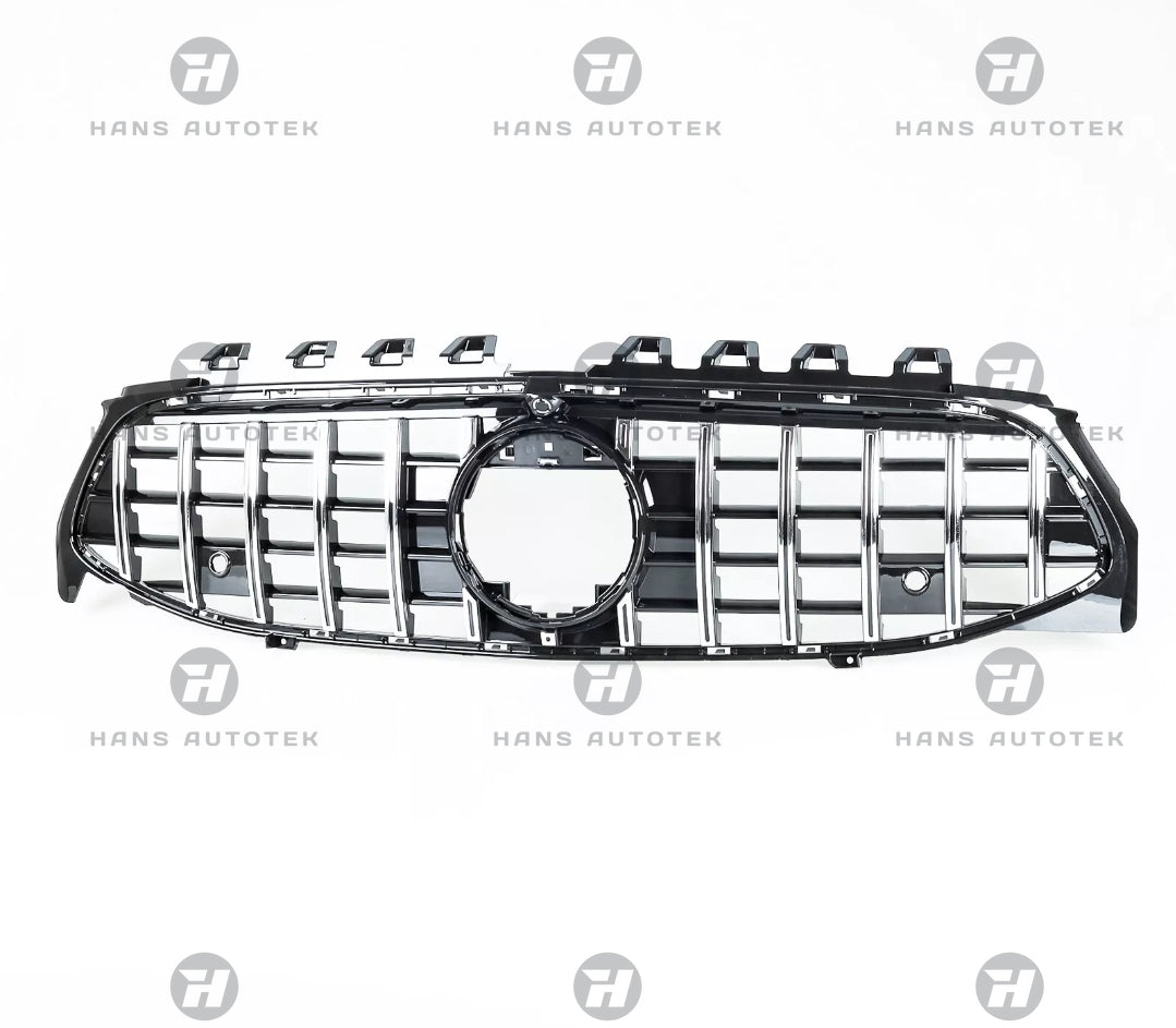 AMG GT Style Chrome Black Bumper Front Grill for Mercedes CLA W118 CLA35 (18-23)
