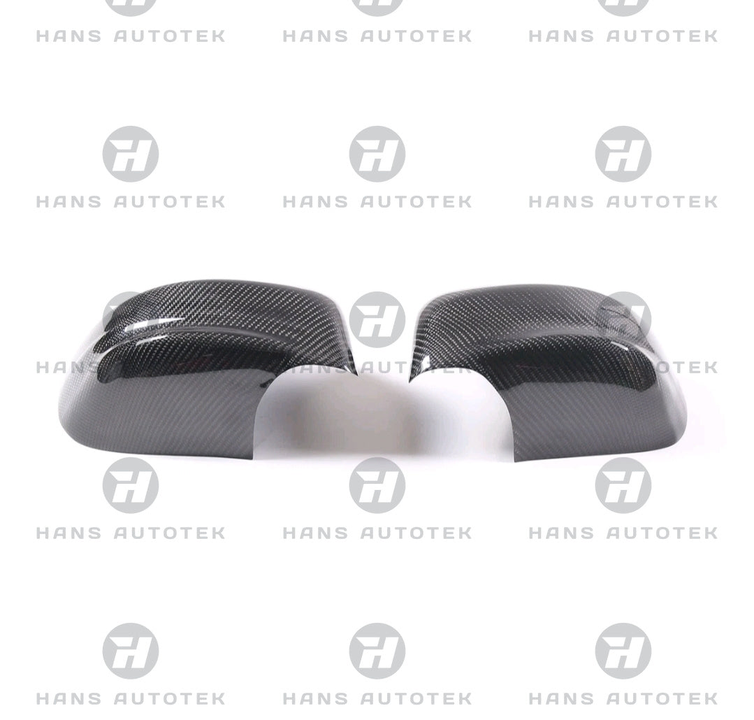 FULL PURE DRY CARBON FIBER MIRROR CAPS ADD ON FOR NISSAN GTR R35 NISMO (2007-2025)