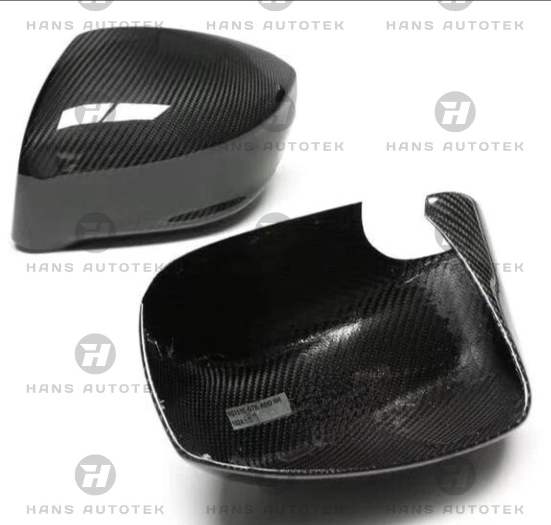 FULL PURE DRY CARBON FIBER MIRROR CAPS ADD ON FOR NISSAN GTR R35 NISMO (2007-2025)