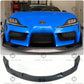 Toyota Supra A90 Carbon Fibre Front Lip Splitter - AM Style - view 3