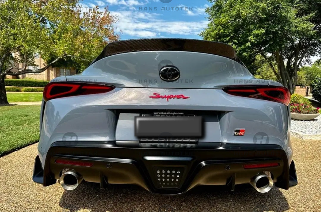 FULL CARBON FIBER A91 STYLE REAR TRUNK SPOILER FOR TOYOTA SUPRA MK5 A90 GR GTS