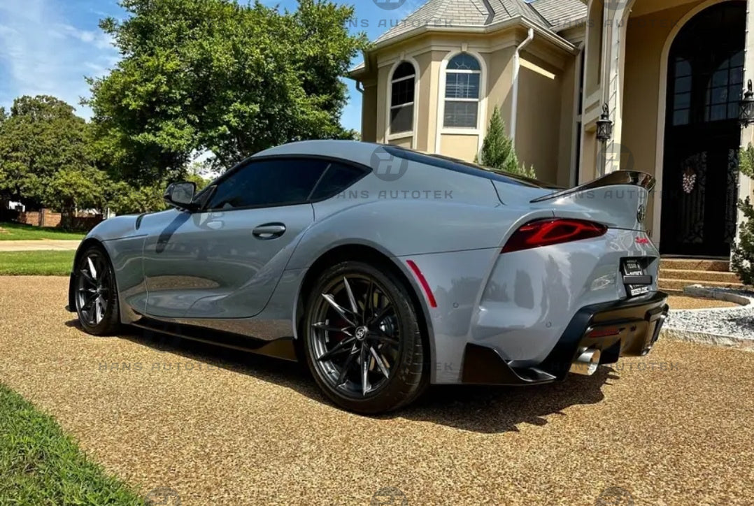 FULL CARBON FIBER A91 STYLE REAR TRUNK SPOILER FOR TOYOTA SUPRA MK5 A90 GR GTS